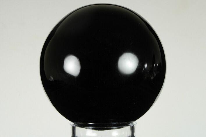 3.3" Polished Black Obsidian Spheres - Photo 1